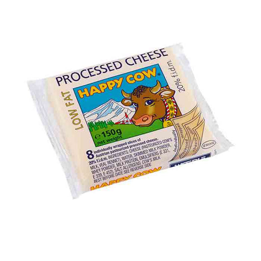 Happy Cow Processed  Cheddar Slice 150g