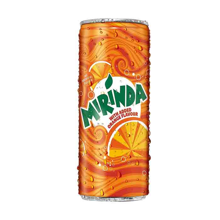 Mirinda Soft Drink 250ml Slim Can