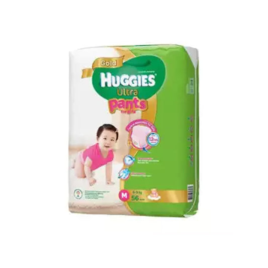 Huggies Ultra Pants For Girls Med 56s 6-12kg