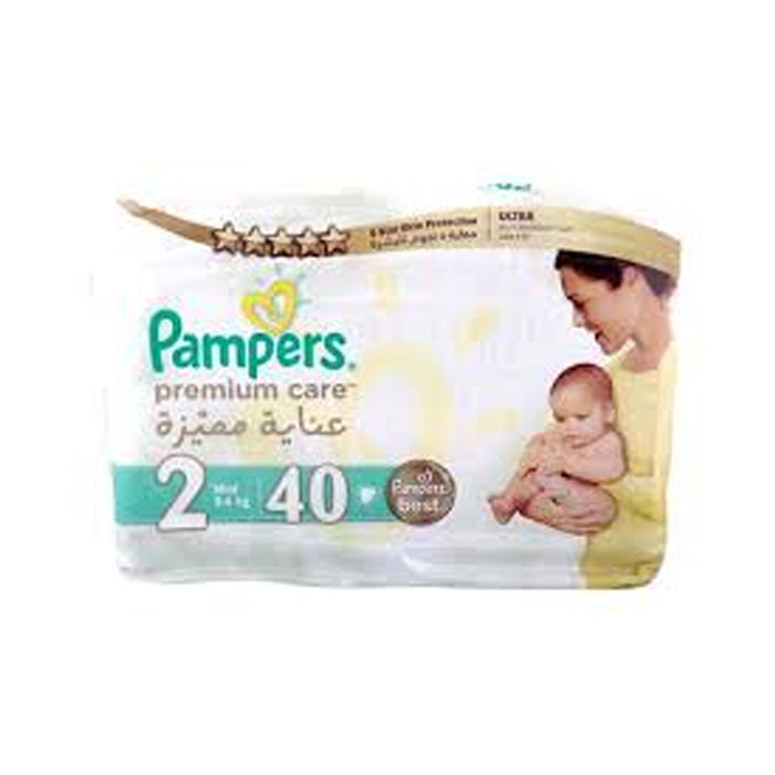 Pamper premium care new born s2 40pcs