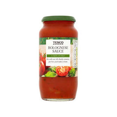 Tesco Pasta Sauce Bolognese Jar 500gm