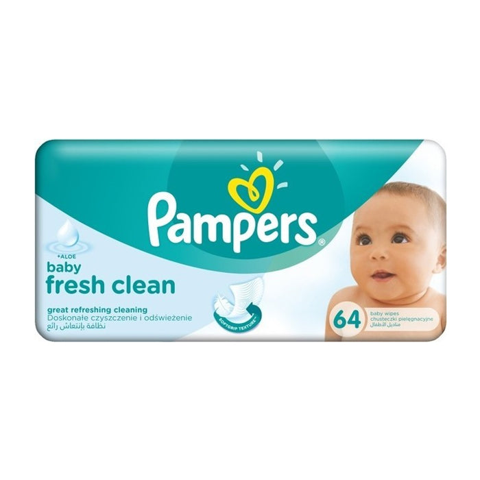 Pampers baby waipes fresh clean 64pcs