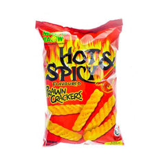 Miaow Miaow Snakers Hot & Spicy Prawn Crackers 60g