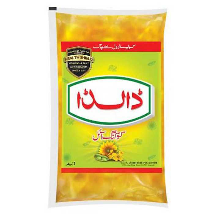 Dalda cooking oil 1liter pouch