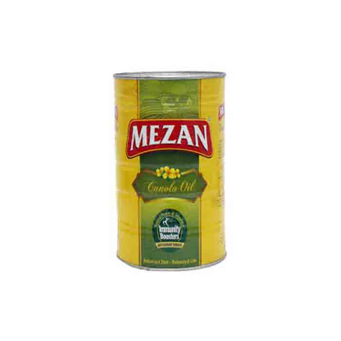 Mezan Canola Oil 2.5ltr Tin