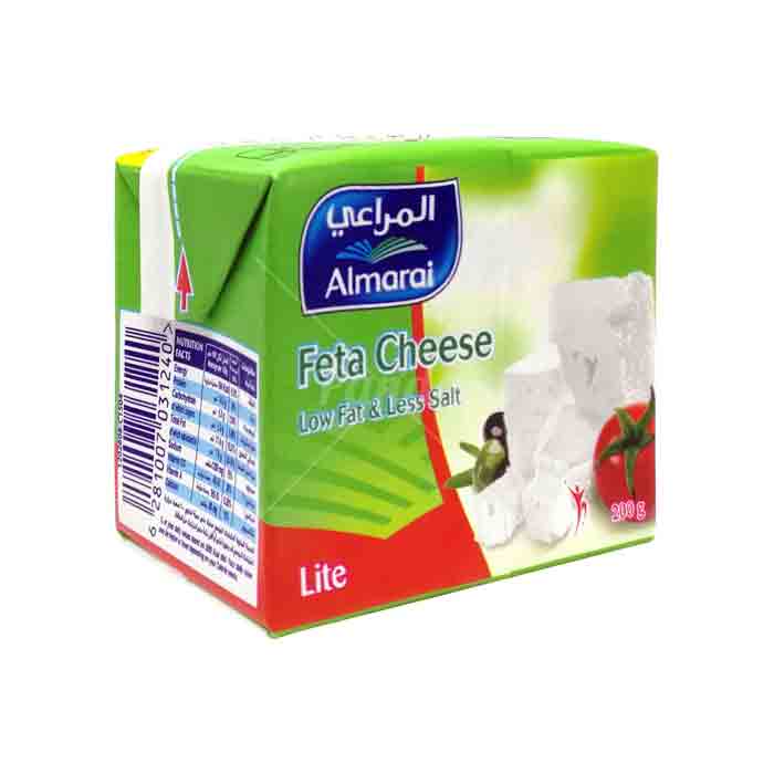 Almarai Feta Cheese Low Fat & Less Salt 200g