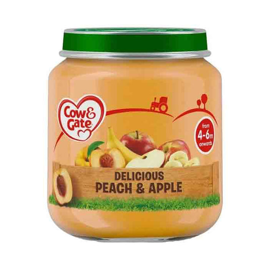 Cow & Gate Baby Food Peach & Apple 125g