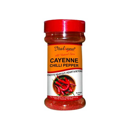 Italiano Cayenne Chilli Peper 70gm