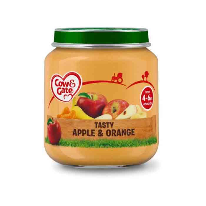 Cow & Gate B/B Baby Food Tasty Apple & Orange 125g