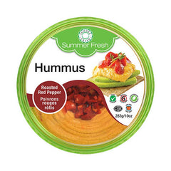 Fresh Hummus Homemade Rosted Red Papper