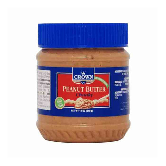 Crown Peanut Butter Chunky 340g