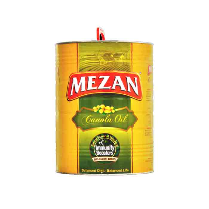 Mezan Canola Oil 5ltr Tin