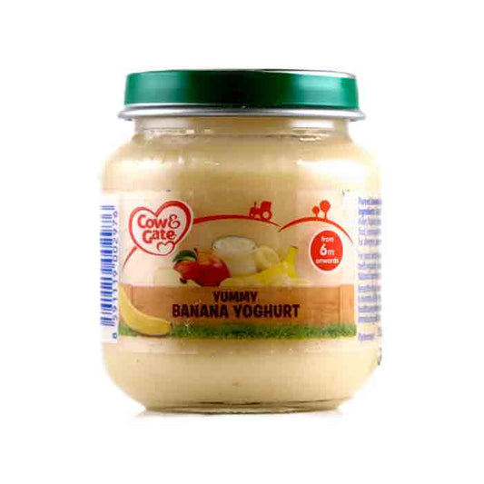 Cow & Gate B/B Baby Food Yummy Banana Yoghurt 125g