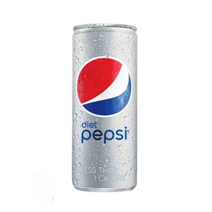 Pepsi Diet Soft Drink 250ml Slim Can