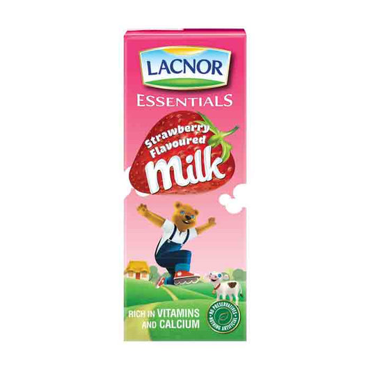 Lacnor Essentials Strawberry Milk 180ml