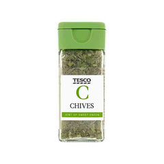 Tesco jar Chives 3.5gm