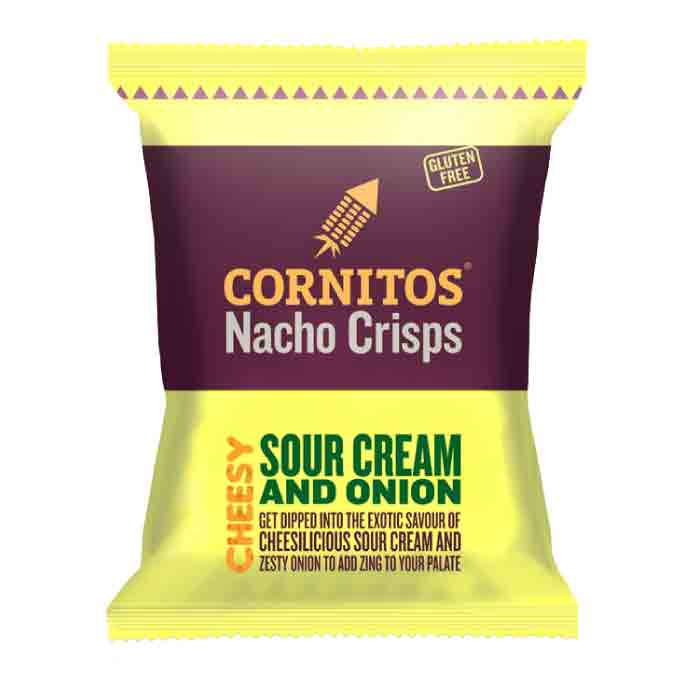 Cornitos Nacho Crisps Sour Cream And Onion 30g