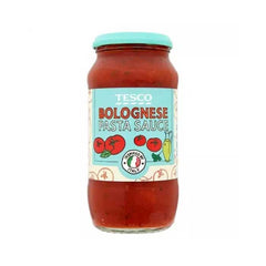 Tesco Pasta Sauce Free From G/W/M Bolognese Cooking Jar 500gm