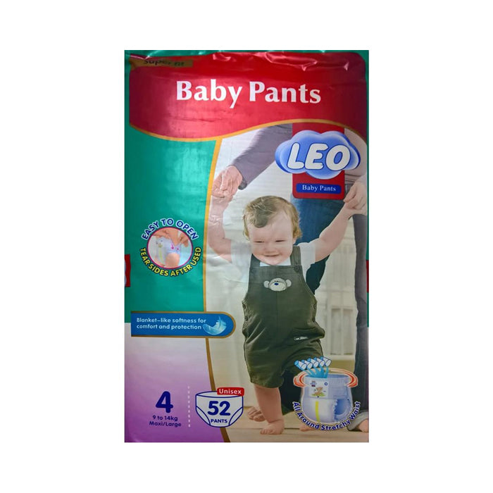 LEO Baby Pants Medium 9 to 14Kg 52s