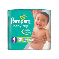 Pampers baby Dry 4 Maxi 32s