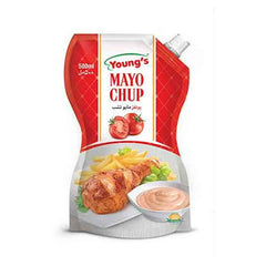 Youngs Mayo Chup 500ml Pouch