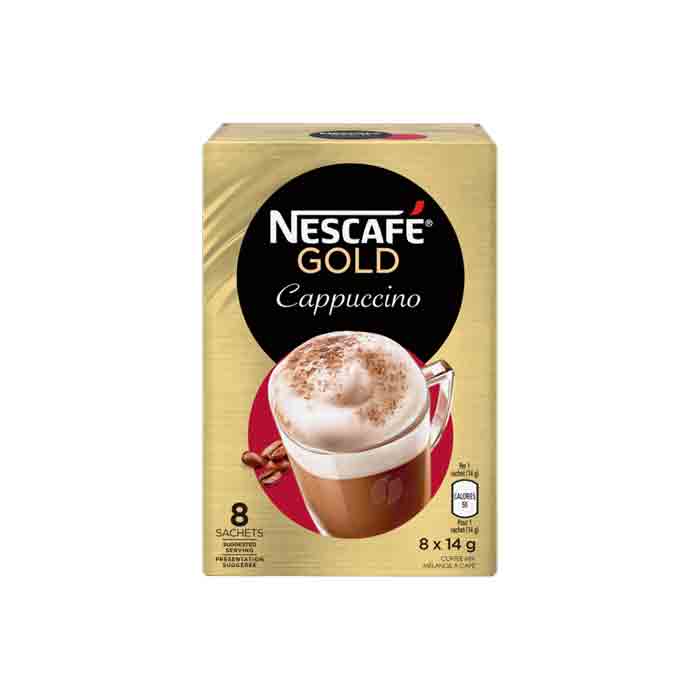 Nescfae Coffee Gold Capuccino Latte 8s