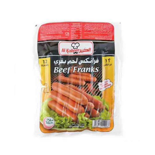 Al Kbeer Beef Franks 454gm