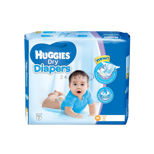 Huggies Dry Diapers Medium 74s