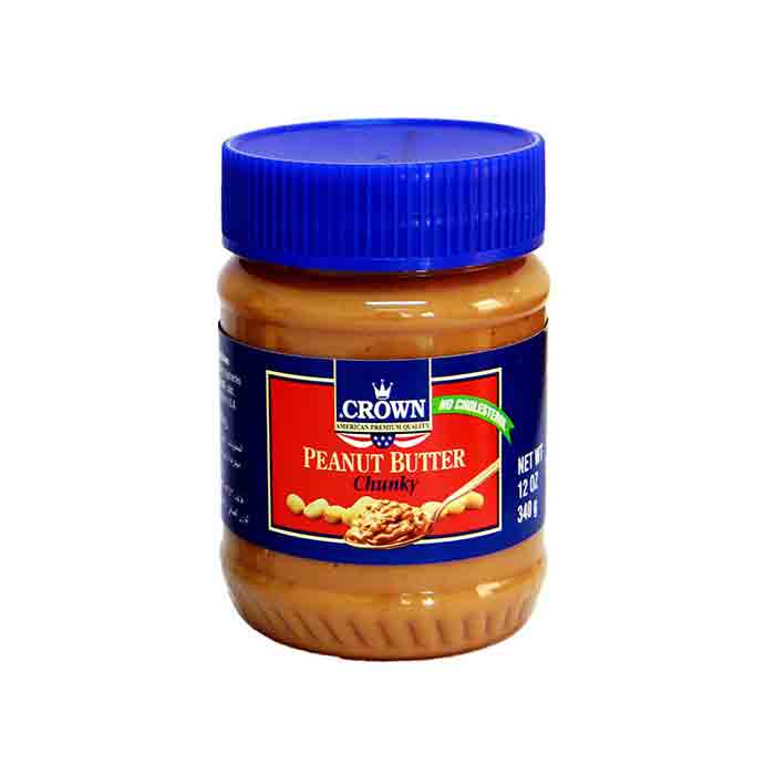 Crown Peanut Butter Chunky 510g