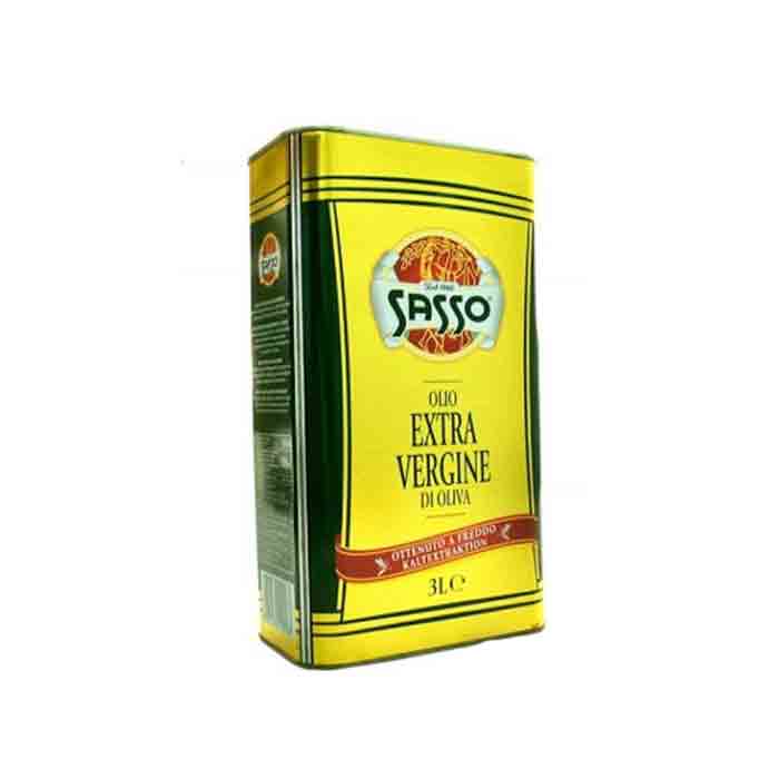 Sasso Olive Oil Tin 3ltr