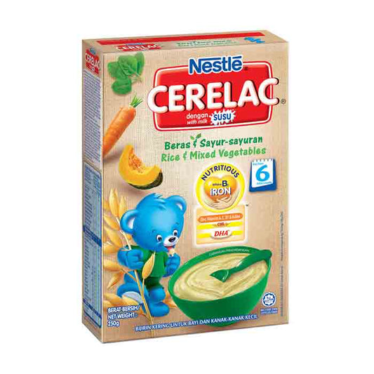 Nestle Cerelac Rice&Mixed Vegetables 250g