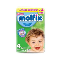 Molfix Diper maxi 64+4=68pcs