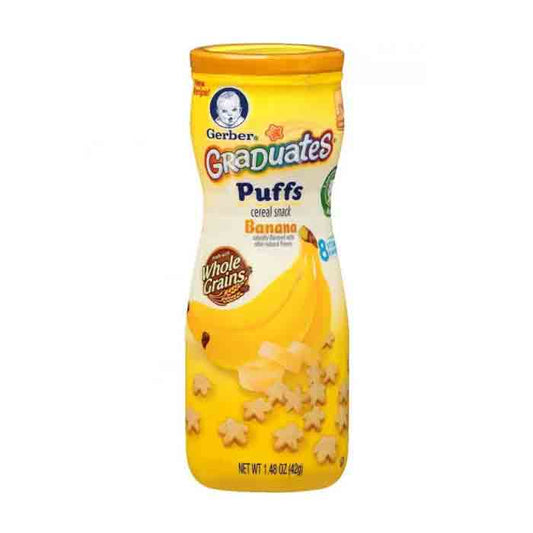 Gerber Puffs Banana Cereal Snack 42gm